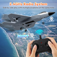 Avion en mousse F22 RC d'extérieur à longue portée Chargeur de caméra télécommandé à 2 canaux Retour automatique Suivez-moi Caractéristiques Easy Fly