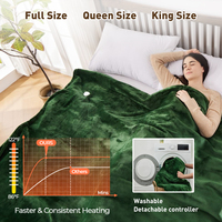 Couverture électrique matelassée certifiée CE RoHS EMC, nouvelle collection, pour le Nouvel An, chauffante, lavable, à économie d'énergie, pour l'Europe