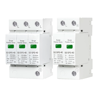 Parafoudre de Classe II 2P 220V 4P 385V 40KA pour la distribution secondaire domestique SPD Protecteur de surtension SD SPD-40 ABS
