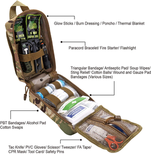 Kit <span class=keywords><strong>de</strong></span> Primeros Auxilios Ori-power <span class=keywords><strong>de</strong></span> Alta Calidad 800D IFAK Molle, Kit Médico <span class=keywords><strong>de</strong></span> Emergencia para Exteriores, Kits <span class=keywords><strong>de</strong></span> Primeros Auxilios para Camping y Senderismo - Product Image 3