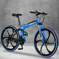 26 pouces 21 24 vitesses prix d'usine Double frein à disque vélo vtt pliant