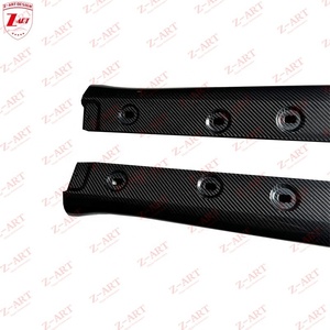 สเกิร์ตข้างคาร์บอนไฟเบอร์แห้ง Z-ART <span class=keywords><strong>991</strong></span> GTS สำหรับ Porsche <span class=keywords><strong>991</strong></span> <span class=keywords><strong>Carrera</strong></span> <span class=keywords><strong>4</strong></span>  ลิปข้างคาร์บอนไฟเบอร์แห้งแบบ OEM สำหรับ Porsche 911 ปี 2012-2018 - Product Image 2