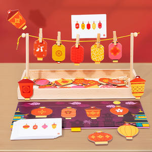 Juego Educativo Montessori de Madera para Vestir y Secar Calcetines, para Niños de 4 a 6 Años - Product Image 3