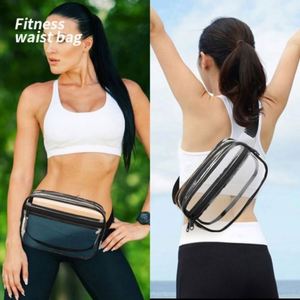 Sac banane transparent étanche en PVC, mignon, personnalisable avec logo, pour voyage décontracté et fitness, vente en gros - Product Image 3