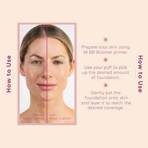 Base de Maquillaje Hidratante Missha Magic Cushion Moist Up Light Beige 21 para Todo Tipo de Piel - Product Image 4