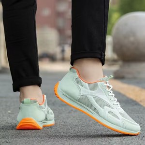 Scarpe da Corsa Casual Bottegas Venetas Orbit Personalizzate di Alta Qualità, Sneakers Retrò in Rete Argentata, Tendenza Moda per Camminare - Product Image 3