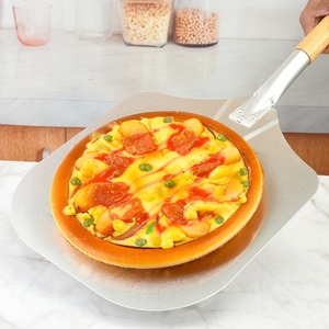 Offre Spéciale : Spatule à Pizza Carrée en Aluminium avec Manche en Bois – Accessoire Essentiel pour Four - Product Image 4