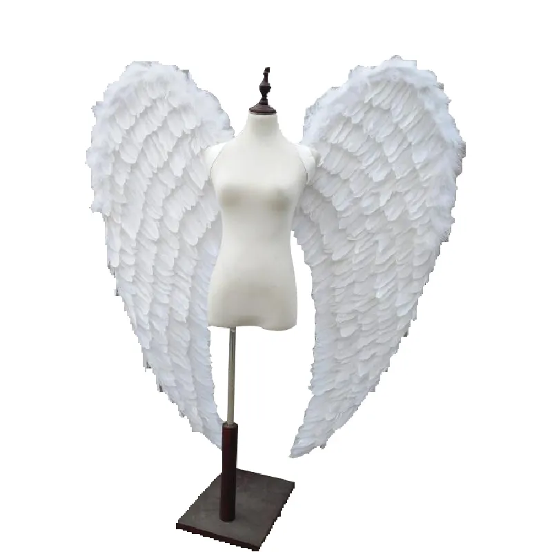Victorias Secret Angel Wings Modell zeigen Requisiten weiße große Burd Feder flügel