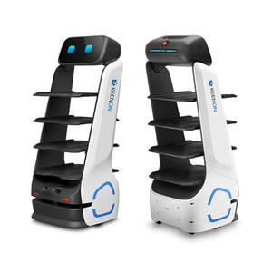 Robot de livraison commercial Keenon W3, charge utile de 50 kg, navigation laser, recharge automatique, contrôle par application, contrôle d'ascenseur - Product Image 4