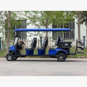Voiture de golf électrique de haute qualité 4+2 places, longue portée, scooter <span class=keywords><strong>tout</strong></span>-<span class=keywords><strong>terrain</strong></span> pour la chasse, véhicule - Product Image 5