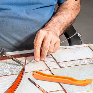 Enrouleur de feuille de cuivre pour vitraux, matériel professionnel léger pour débutants, outil d'enroulement pour ruban de cuivre de 7/32 pouces - Product Image 5