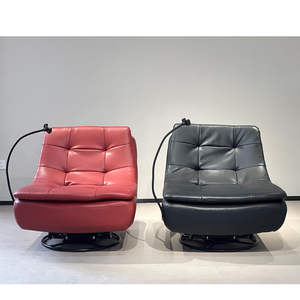 Sillón de Diseño con Patas Elegantes, Giratorio y Basculante, con Soporte para Teléfono Móvil, para Sala de Estar, Dormitorio, Hotel y Hogar - Product Image 2