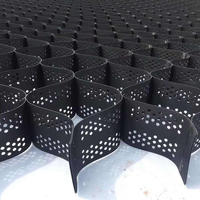 Geocelda de HDPE de 5 cm de altura, rejilla para grava, tapete de refuerzo de césped 3D, geomat para el ensanche de taludes de autopistas