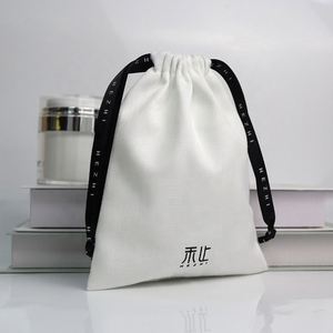 Wholesale Canvas Bundle Pocket Cotton <b>Drawstring</b> Bags Cosmetic Storage Cotton Bundle Pocket Gift Collection <b>Pouch</b> - Product Image 2