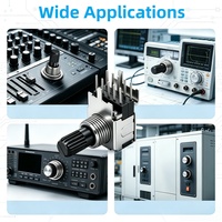 Commutateur rotatif multi-positions en promotion, conçu pour un commutation fiable des circuits dans les équipements audio et les contrôles industriels