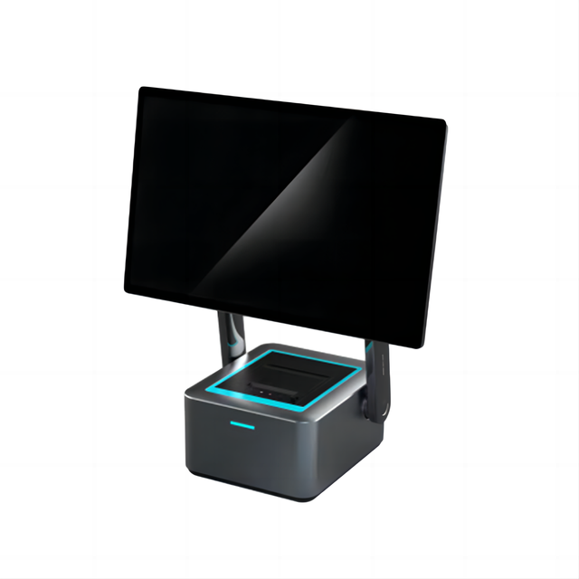 Dual-screen 15.6" POS System 1366x768 Resolution Compatible Windows Android Clear Touchscreen Display Multi-angle Adjustment