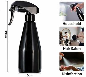 Botella de agua con pulverizador de alta presión, botella con pulverizador de niebla fina para peluquería, botella pulverizadora para salón de belleza - Product Image 6