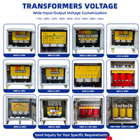Stabilisateur de tension réglable à bobine servo LCD monophasé 220VAC 5000W, topologie Flyback, régulateur en aluminium