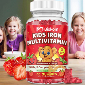 Gummie Multi vitamine per bambini multifunzionali per bambini vitamina C Gummies organici con ferro, zinco, biotina, acido pantotenico e folato - Product Image 1
