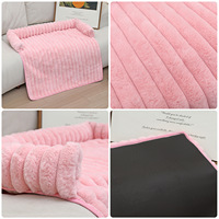 Plüschiges Polycotton Geradliniges Sofa-Haustierkissen, Warmes Rutschfestes Hundebett, Weiches Komfortables Katzenbett, Multifunktionales Katzennest