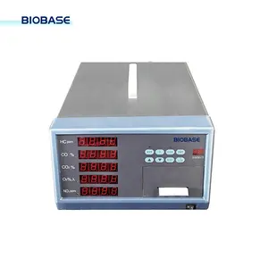 เครื่องตรวจจับก๊าซไอเสียแบบพกพา biobase ประเทศจีนเครื่องวิเคราะห์ก๊าซหลายชนิดสำหรับการทดสอบในห้องปฏิบัติการ O2 CO2 HC NOx