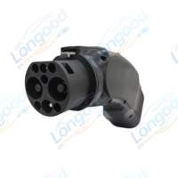Adaptador LONGOOD 2026 CCS2 a GBT, Nuevo Conector EV CE de 300A, Carga Rápida para Vehículos Eléctricos GBT de China en Estaciones de Carga CCS2 de la UE