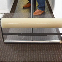 Film de protection pour tapis PE sans résidus de colle Rouleau de moulage par soufflage souple et étanche à l'humidité pour emballage de tapis Logo personnalisable