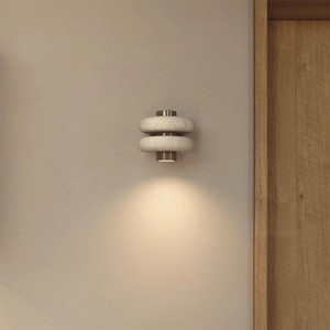 Đèn tường LED hiện đại sang trọng hậu hiện đại dùng trong nhà, màu vàng Travertine, ánh sáng trắng ấm CCT, thích hợp cho phòng ngủ, phòng khách, khách sạn, nhà hàng - Product Image 3