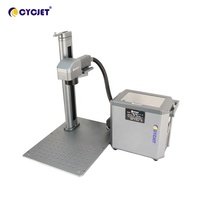 Tragbare Laser-Markiermaschine für Vogelringe, Hundemarken und Namensschilder, 20W 30W Mini-Faserlaser-Markiergerät