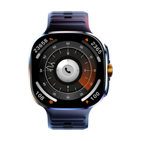 Montre Connectée TKYUAN 4G Android M99 avec Carte SIM, 3 + 32 Go, GPS, NFC, Écran AMOLED 2.16'', Caméra Rétractable 2.0 MP, Grande Batterie 1100 mAh, Wi-Fi