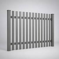 Balustrade de protection anti-escalade et anti-vol, résistante à la rouille, écologique, en alliage d'aluminium facile à poser, avec revêtement en poudre