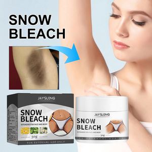 JAYSUING Wholesales Private Label <strong>Snow</strong> Bleach <strong>Cream</strong> Part Underarm 7 Days Whitening Lotion Skin Dark Spot Body Bikini Area <strong>Cream</strong> - Product Image 6