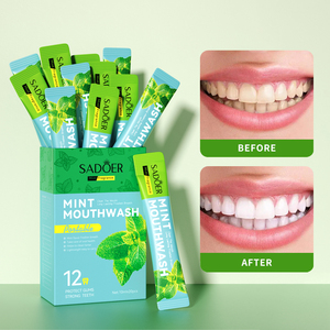 SADOER 10ml*20 Frische Minze Mundwasser Fluoridfrei Natürliche Atemfrische Individuelle Verpackung 3 Jahre Haltbar Großhandel - Product Image 3