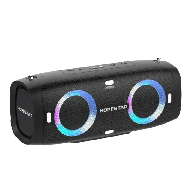 Speakers Blue Tooth Dual Speakers Blue Tooth Enhanced Bass 100w TWS Party Speaker With Rechargeable Colorful Music Lights