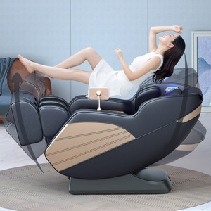 Sillón de Masaje 3D con Riel SL y Brazo Robótico, Masaje Corporal Completo, Uso Doméstico, Negro/Marrón Oscuro, 154x76x112cm, Enchufable - Product Image 2