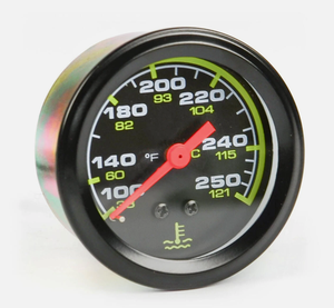 Wenle - Vente flash - Indicateur de température de l'eau universel 52 mm 200 pouces <span class=keywords><strong>100</strong></span> T0 250 <span class=keywords><strong>Fahrenheit</strong></span> 38 à 121 <span class=keywords><strong>degrés</strong></span> Celsius - Product Image 1