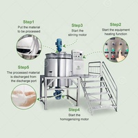 Homogeneizador Para Crema Miel 50 Litros 100l 600l Petit Mélangeur Pot Émulsionné Sous Vide Remute Lift Design Machine
