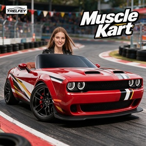 Go Kart Eléctrico Retro, Drift Racing, Estilo Muscle Car de los 90, Nostalgia, 2 Plazas, para Adultos, Niños, Amantes de los Autos - Product Image 1