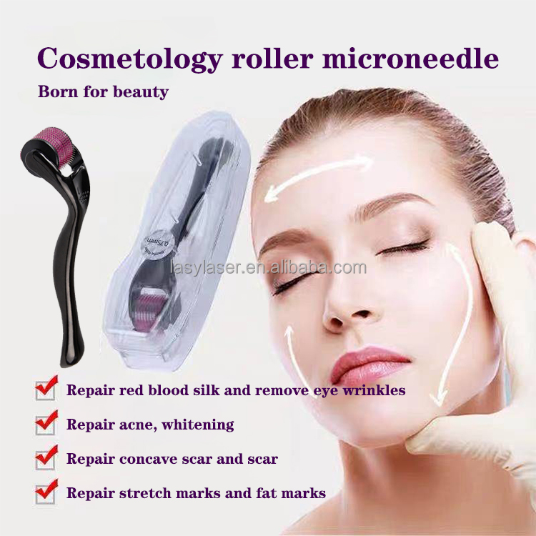 Sample Free Mts Derma Rolller 540 Dermaroller Micro Needle Titanium Machine Rolling multicolor optional ice roller