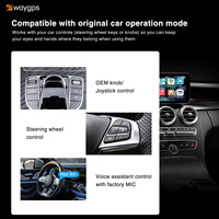 Proveedor Mayorista Ewaygps, Garantía de 2 Años, Sistema Inalámbrico Android Auto CarPlay GPS Bluetooth MMI Retrofit para Mercedes Benz NTG5