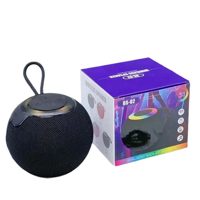 BS-02 Wireless for 5.3 Waterproof Outdoor Portable Mini Card-Insertable Subwoofer Speaker