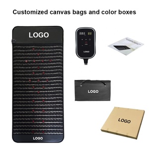 Logotipo personalizado Masaje Pemf Mat Pemf Dispositivo de terapia magnética <span class=keywords><strong>Biomat</strong></span> Colchón de masaje de cuerpo completo Color personalizado Pemf Mat con cristal - Product Image 2