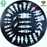 Raccord rapide CPC en plastique 1/16 pour tuyau, à montage sur panneau, avec raccord cannelé pour tube, pour eau, fluide, gaz