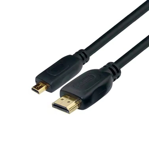 Câble <span class=keywords><strong>HDMI</strong></span> vers <span class=keywords><strong>Micro</strong></span> <span class=keywords><strong>HDMI</strong></span> <span class=keywords><strong>2M</strong></span> Standard vers <span class=keywords><strong>Micro</strong></span> 4K60Hz Plaqué Or - Product Image 2