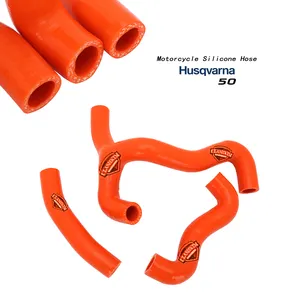 Motocicleta Acessórios De Refrigeração Tubo De Água Silicone Radiador Refrigerante Mangueira Para KTM Hus qvarna 50 2012-2018