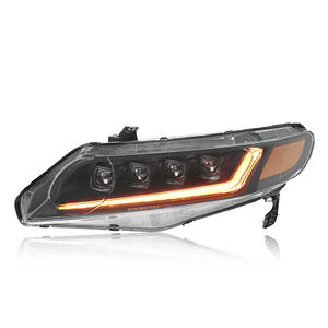 Pour <span class=keywords><strong>Honda</strong></span> <span class=keywords><strong>Civic</strong></span> 8ème génération 2006-2010, ensemble de phares LED, clignotants séquentiels DRL - Product Image 2