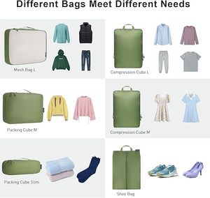 Đóng gói Cubes 7 Bộ nén đóng gói Cubes đóng gói tổ chức - Product Image 3