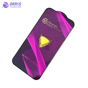 High Quality None-Scratching Touch Tempered Film Golden Armor Film Screen Protector Designed For IPhone
