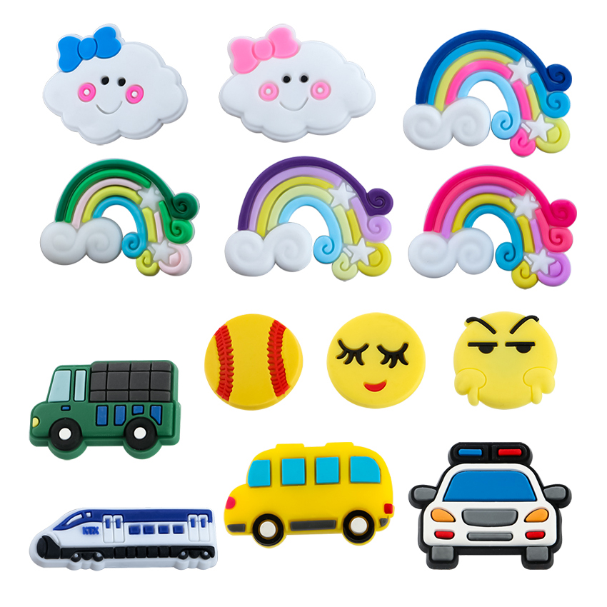 Горячее предложение симпатичная мультяшная цена ПВХ материал Сабо украшения обуви цветок садовая обувь очаровательные аксессуары