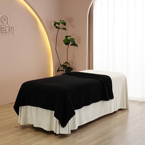 Couverture en tissu noir de haute qualité, multi-couleurs, en vrac, personnalisée, écologique, à séchage rapide - Product Image 6